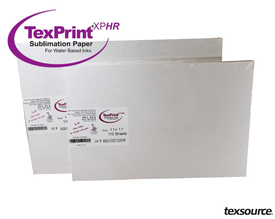 TexPrint XPHR Sublimation Heat Transfer Paper | Texsource