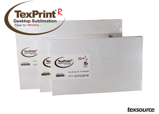 TexPrint®R Desktop Sublimation Paper - 8.5 X 11