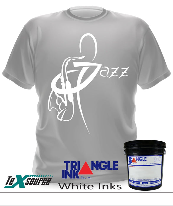 Triangle Poly Excel White | Screen Printing Ink | Texsource