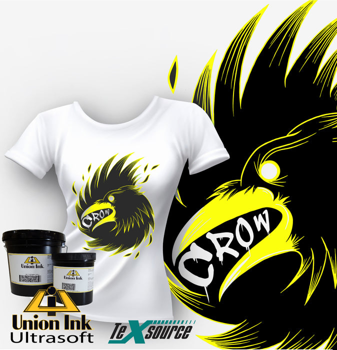 Union Ultrasoft Ink - Primrose Yellow | Screen Printing Ink | Texsource