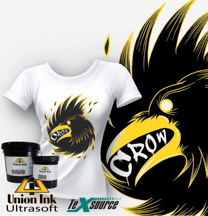 Union Ultrasoft Ink - Lemon Yellow | Screen Printing Ink | Texsource