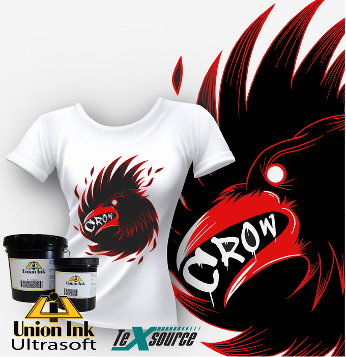 Union Ultrasoft Ink - Brite Red | Screen Printing Ink | Texsource