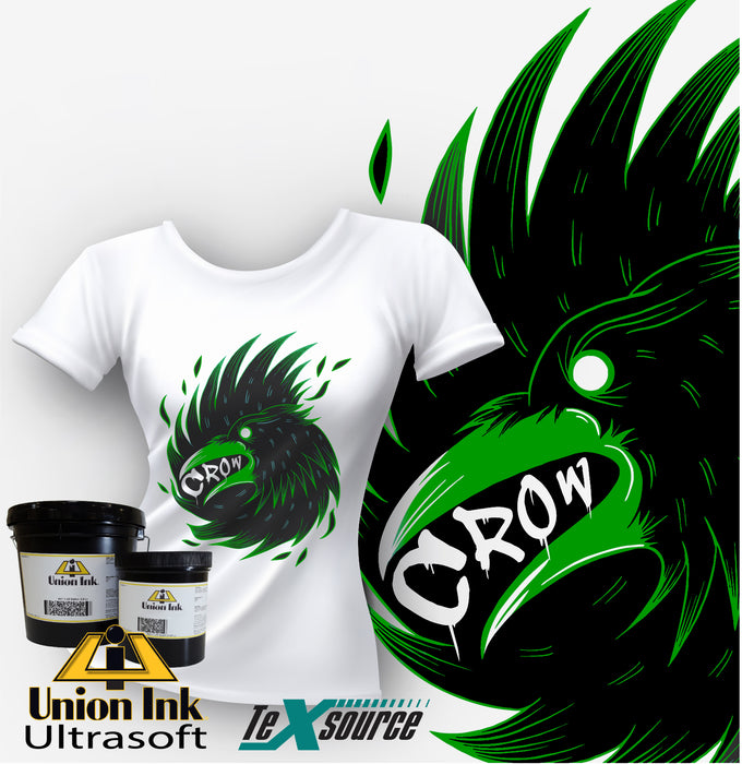 Union Ultrasoft Ink - Brite Green | Screen Printing Ink | Texsource