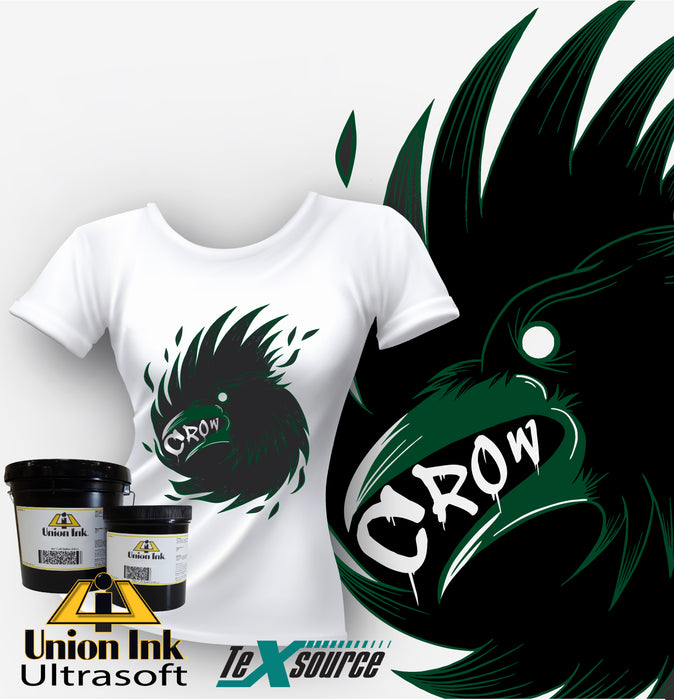 Union Ultrasoft Ink - Dark Chrome Green | Screen Printing Ink