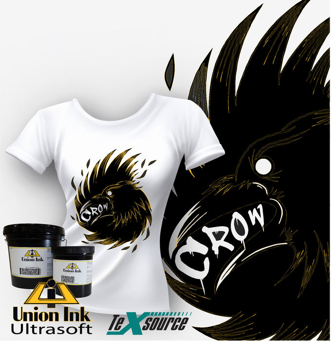 Union Ultrasoft Ink - Black | Screen Printing Ink | Texsource