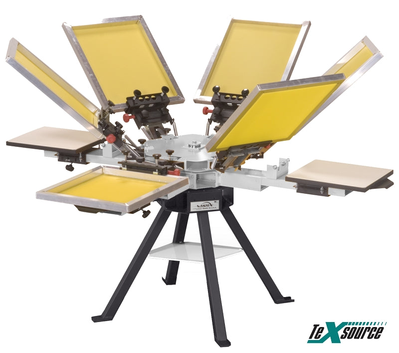 Vastex V-1000 Manual Press - 6 Color / 4 Station — Texsource