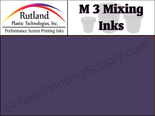 Rutland M3 Mixing Ink - Violet | Screen Printing Ink | Texsource